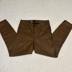 KUT from the Kloth Women Brown Coated Fab Ab Donna Ankle Skinny Jeans